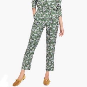 J.Crew Collection Jungle Cat Leopard 🐆 Silk Pants Sz 2